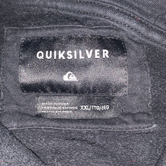 Quicksilver Black hoodie - Picture 2 of 2